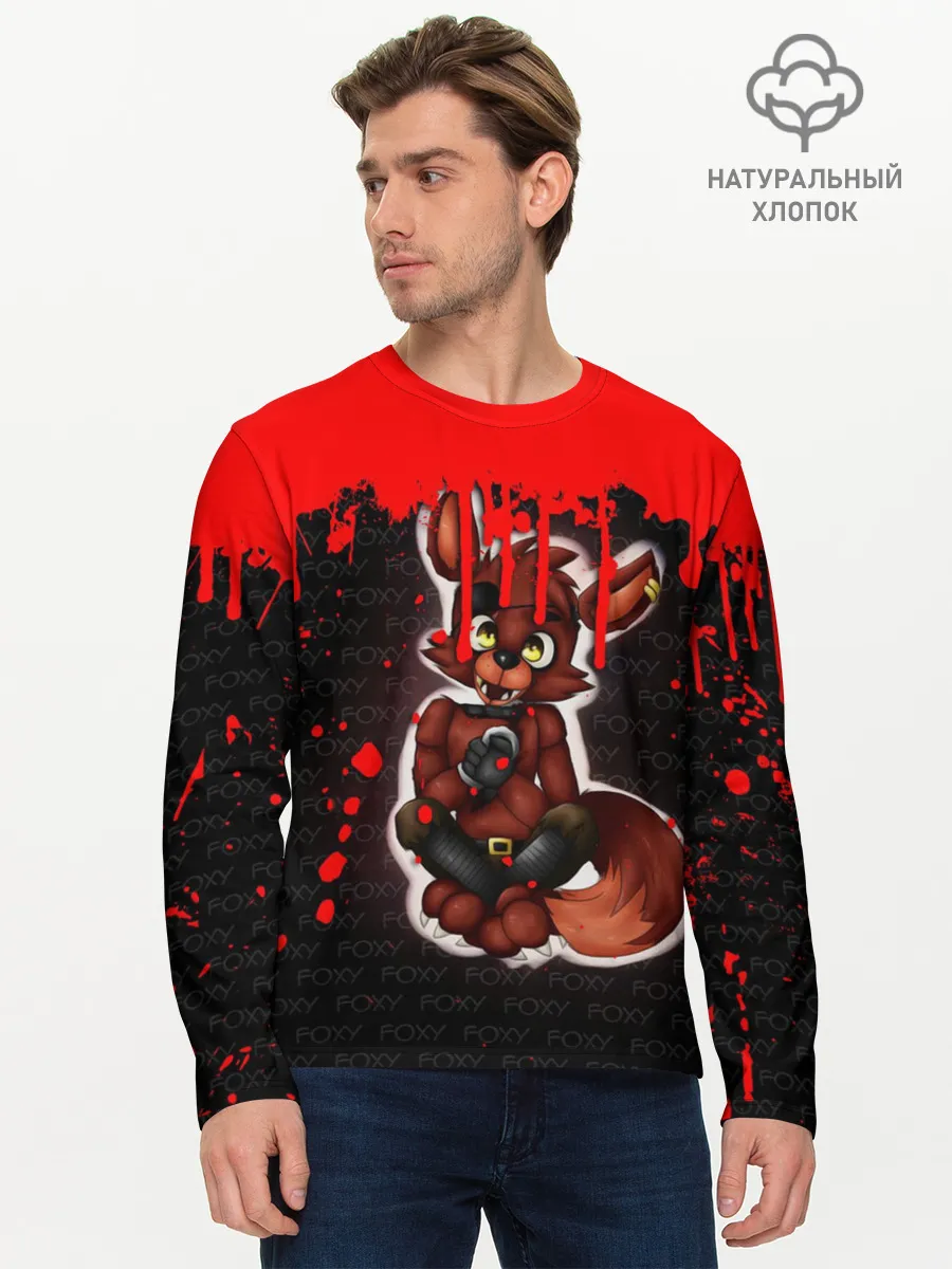 Мужской лонгслив базовый / Five Nights At Freddys