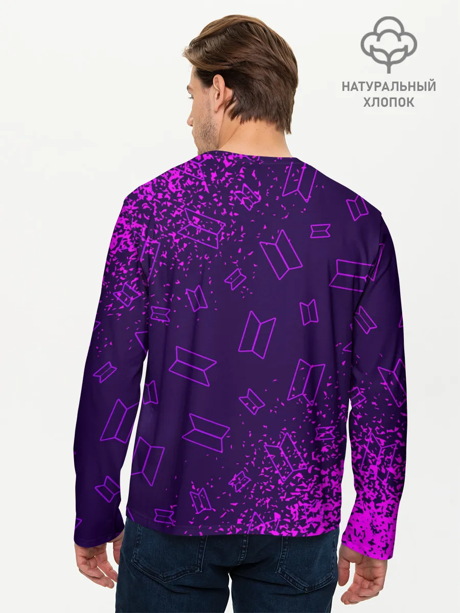 Мужской лонгслив базовый / BTS / БТС