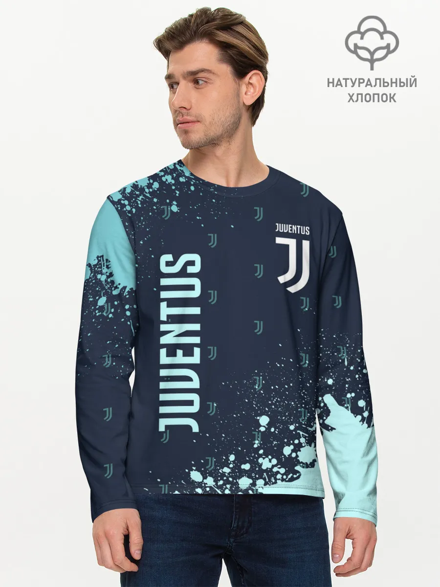 Мужской лонгслив базовый / JUVENTUS / ЮВЕНТУС