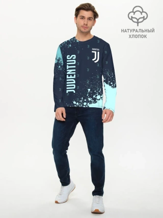 Мужской лонгслив базовый / JUVENTUS / ЮВЕНТУС