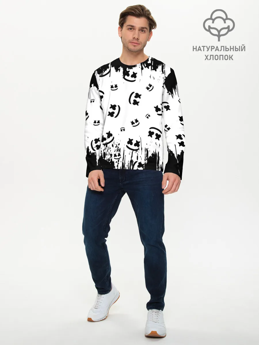 Мужской лонгслив базовый / MARSHMELLO / МАРШМЕЛЛОУ