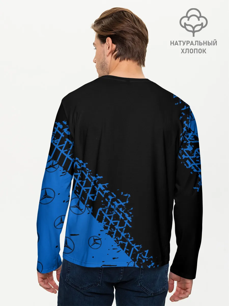 Мужской лонгслив базовый / MERCEDES / МЕРСЕДЕС