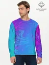 Мужской лонгслив базовый / BACKGROUND IN NEON