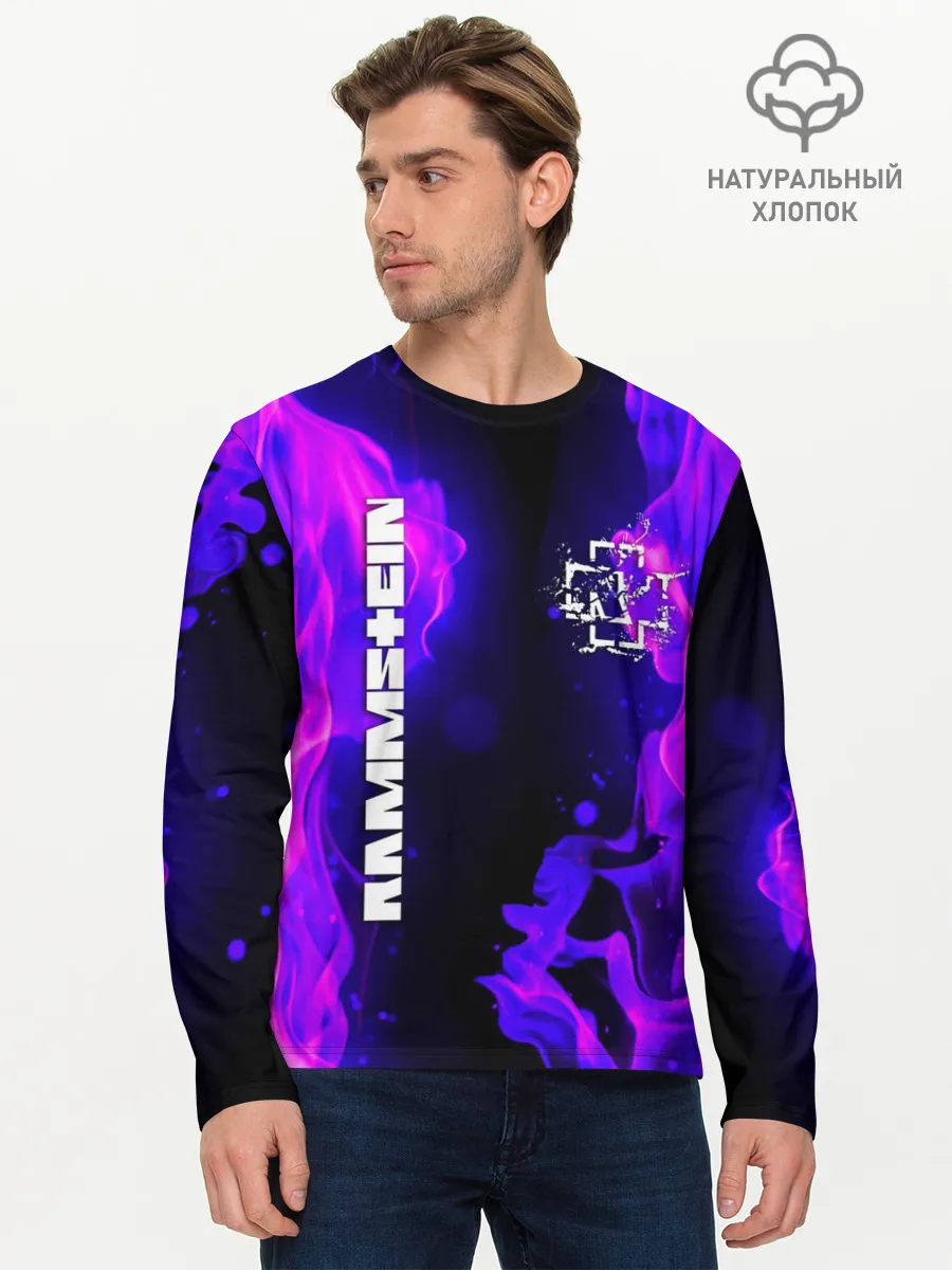 Мужской лонгслив базовый / RAMMSTEIN