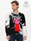 Мужской лонгслив базовый / ROBLOX PIGGY - СВИНКА ПИГГИ