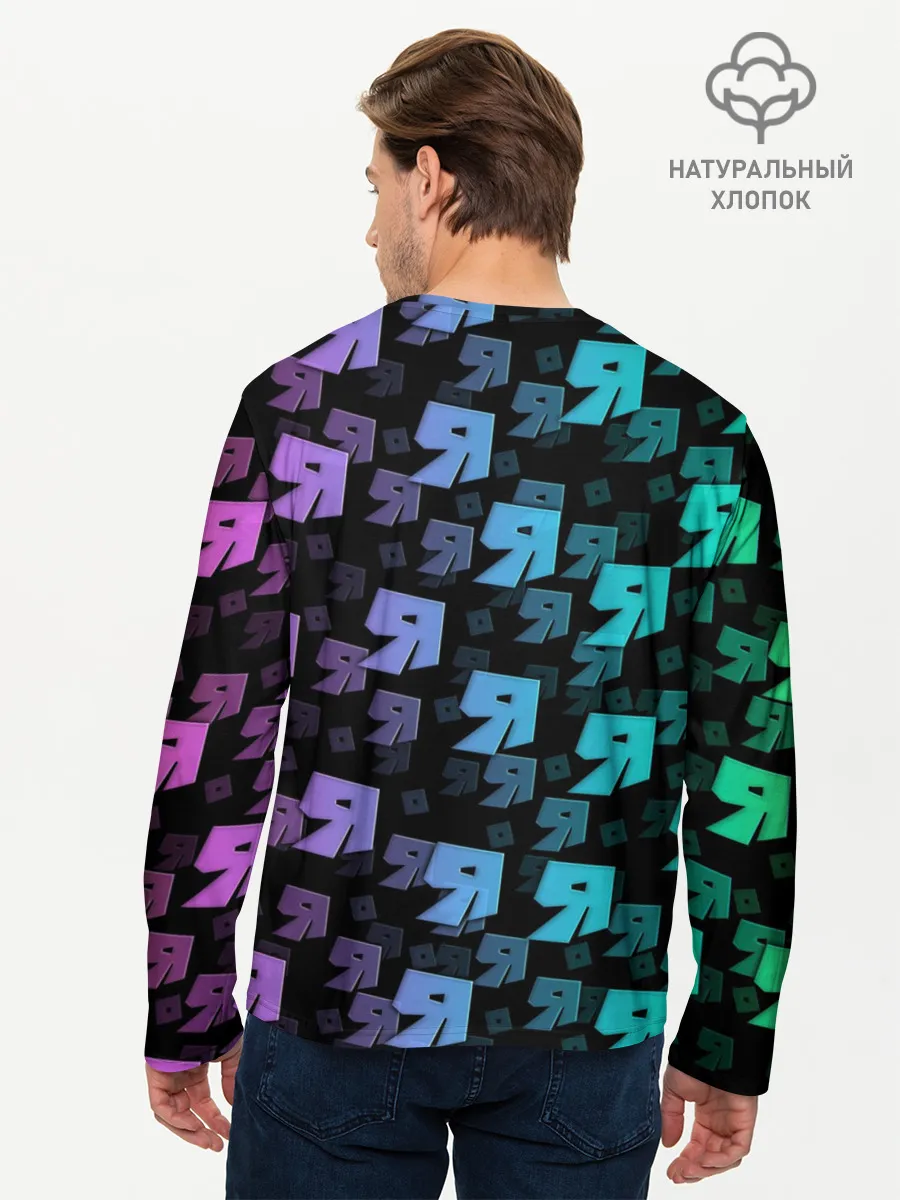 Мужской лонгслив базовый / ROBLOX PIGGY - СВИНКА ПИГГИ