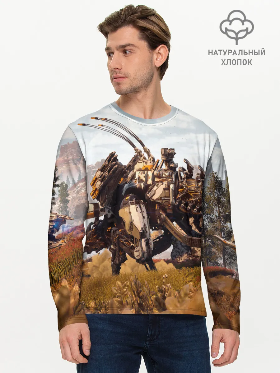 Мужской лонгслив базовый / Horizon Zero Dawn