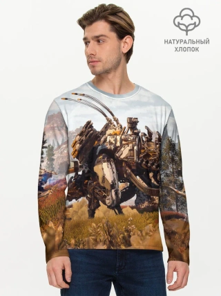 Мужской лонгслив базовый / Horizon Zero Dawn