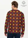 Мужской лонгслив базовый / Abstract cross armor