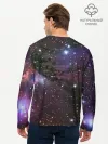 Мужской лонгслив базовый / Галактика