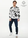 Мужской лонгслив базовый / Halloween