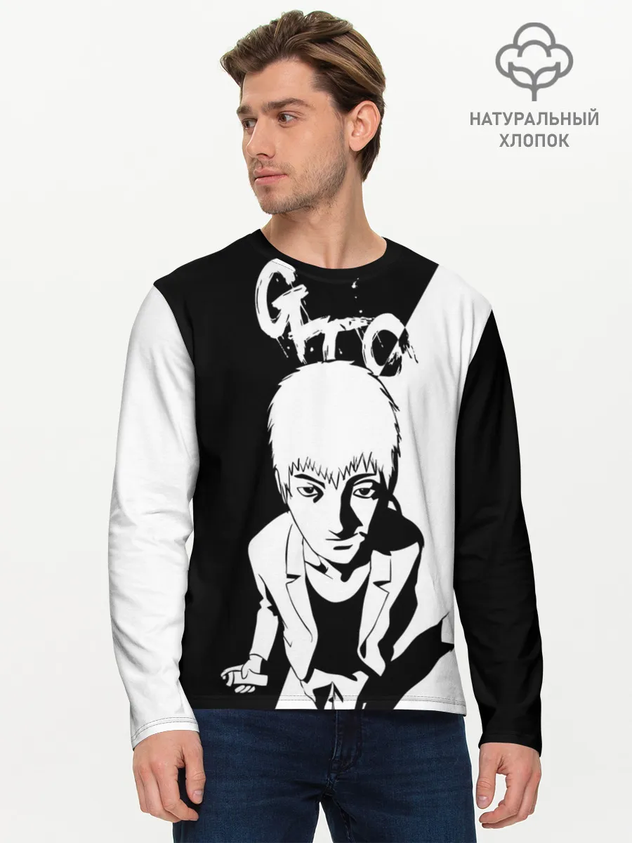 Мужской лонгслив базовый / Onizuka oldschool anime