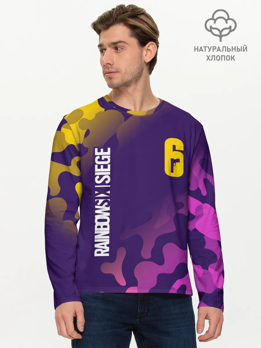 Мужской лонгслив базовый / RAINBOW SIX SIEGE / РАДУГА 6