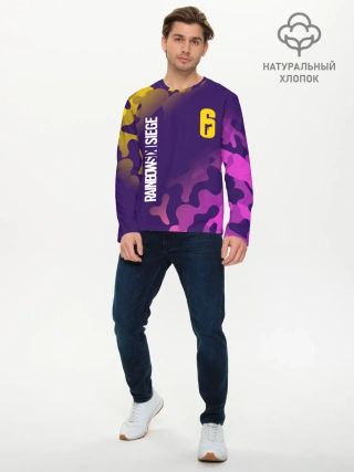 Мужской лонгслив базовый / RAINBOW SIX SIEGE / РАДУГА 6