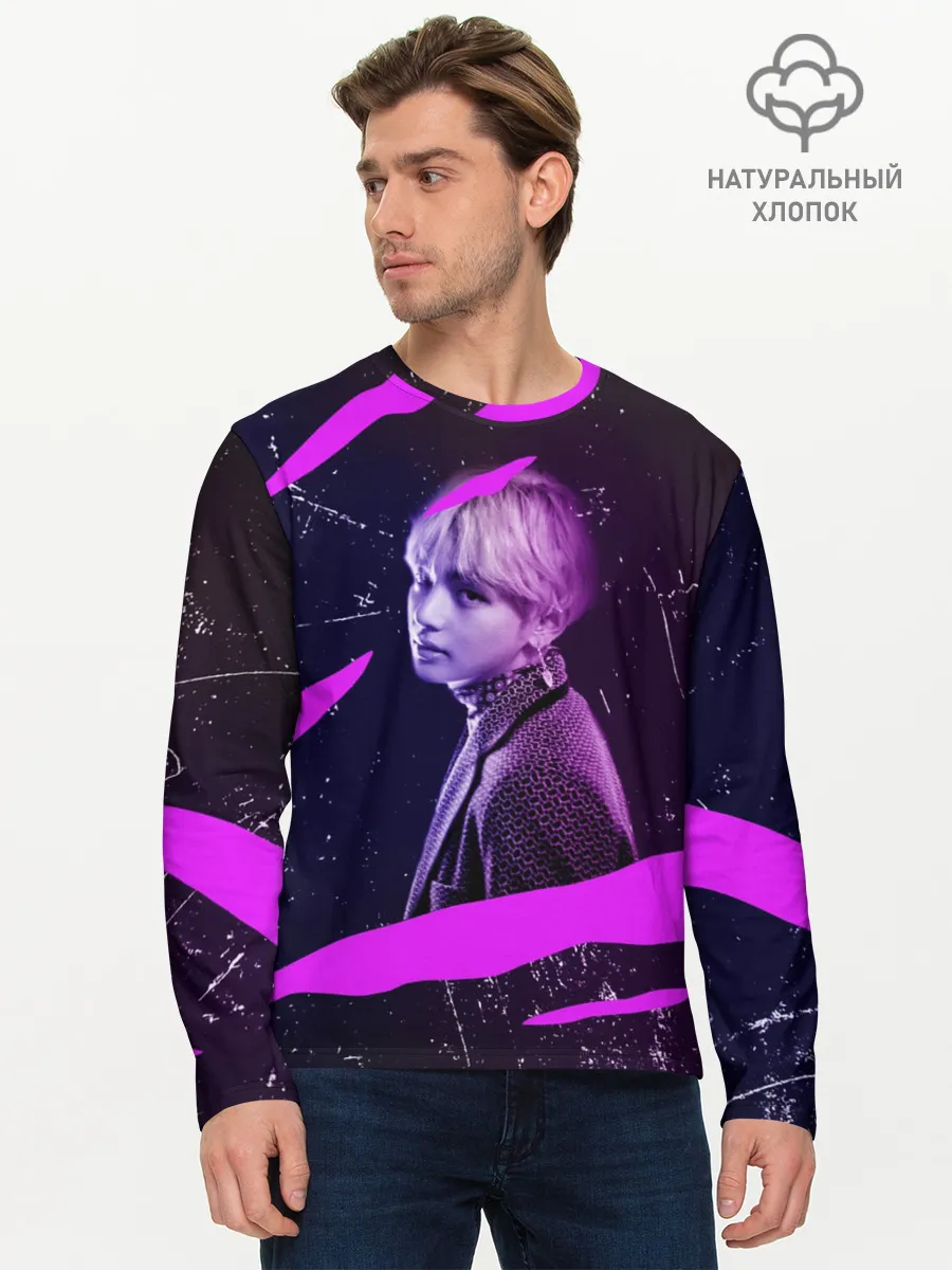 Мужской лонгслив базовый / BTS