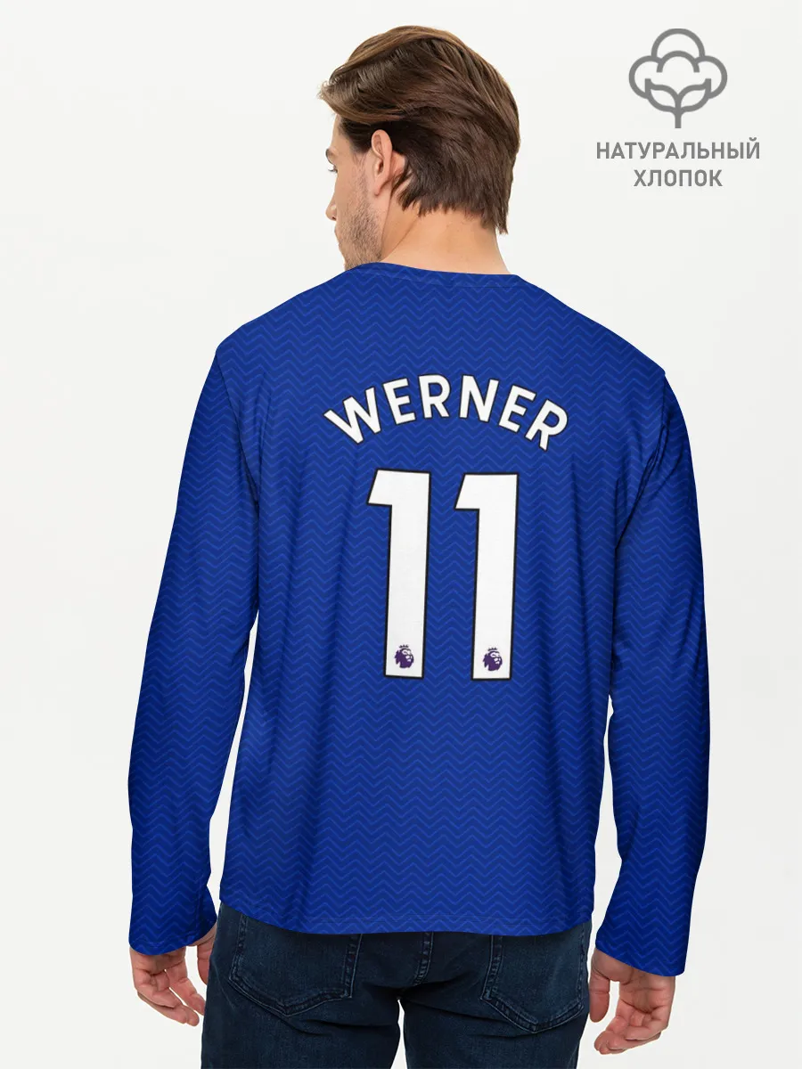 Мужской лонгслив базовый / Челси форма Werner 20-21