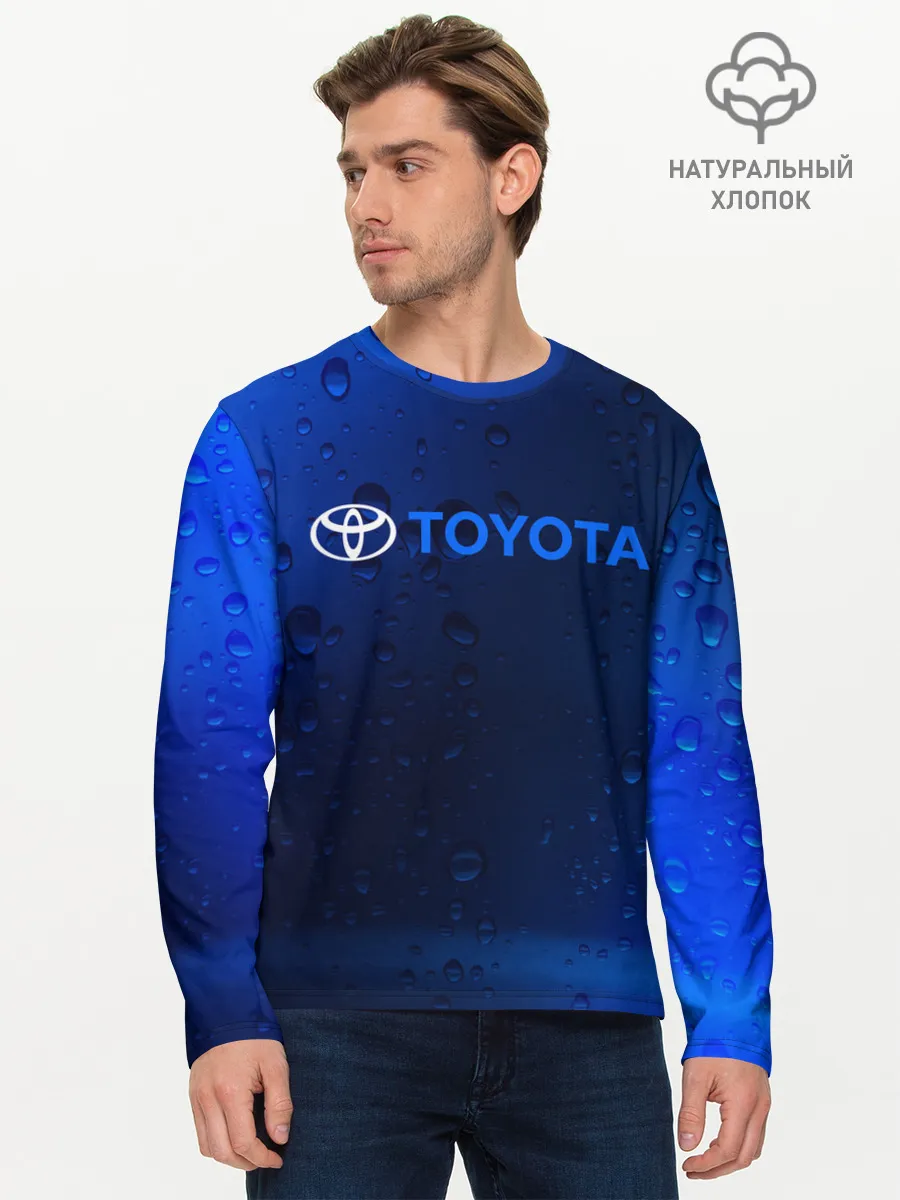 Мужской лонгслив базовый / TOYOTA / ТОЙОТА