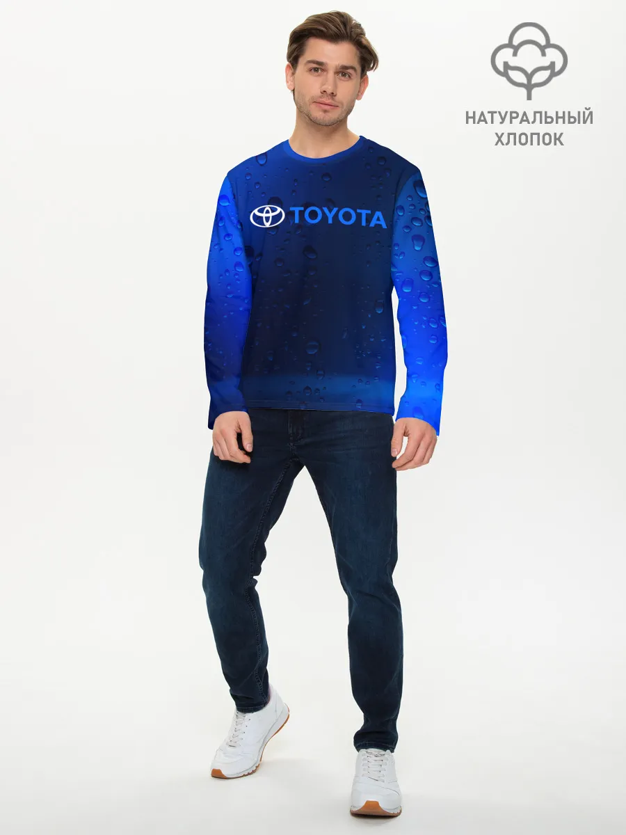 Мужской лонгслив базовый / TOYOTA / ТОЙОТА