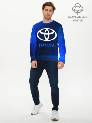 Мужской лонгслив базовый / TOYOTA / ТОЙОТА