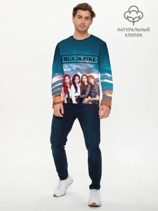 Мужской лонгслив базовый / BlackPink