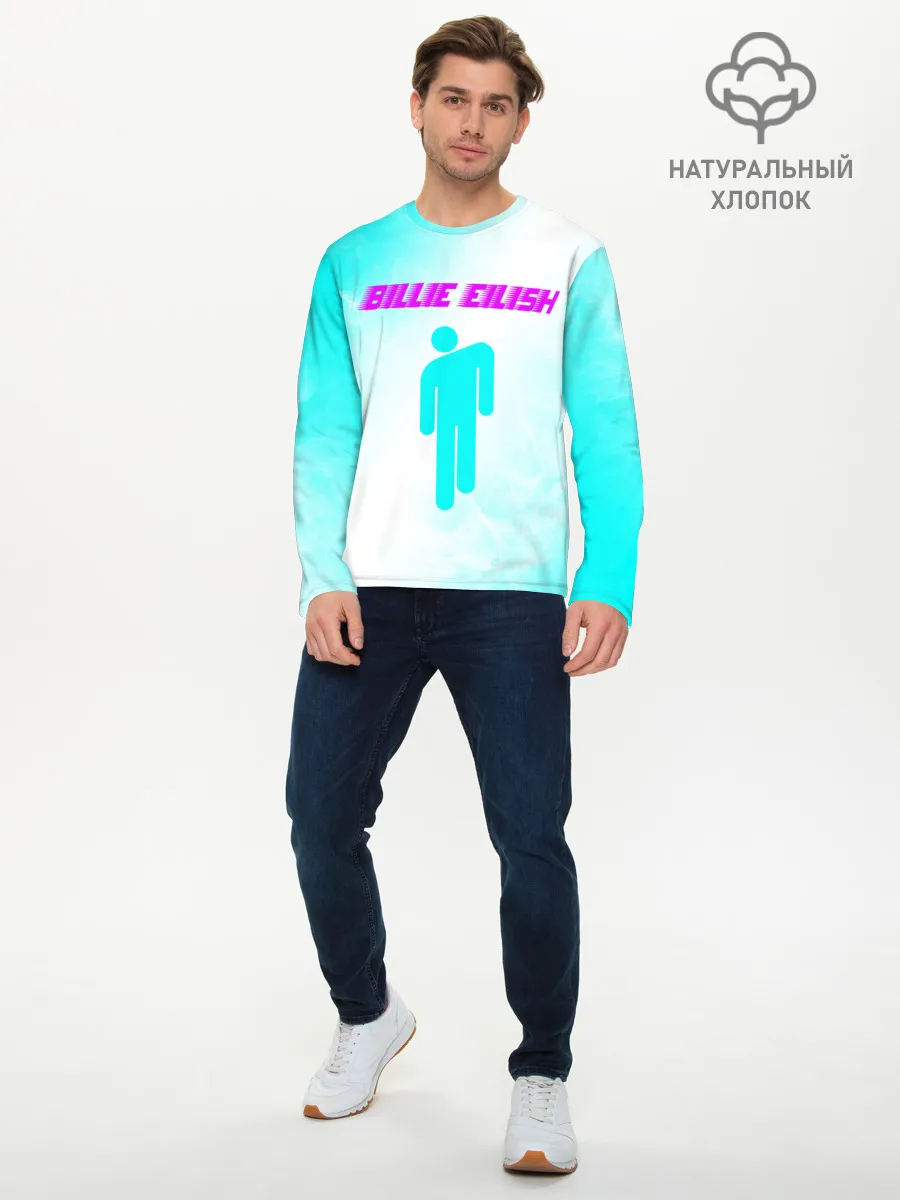 Мужской лонгслив базовый / BILLIE EILISH / БИЛЛИ АЙЛИШ