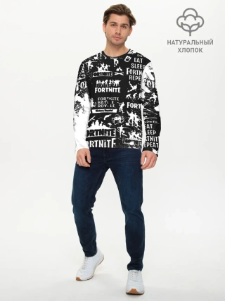 Мужской лонгслив базовый / Fortnite.