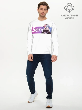 Мужской лонгслив базовый / Re:Zero