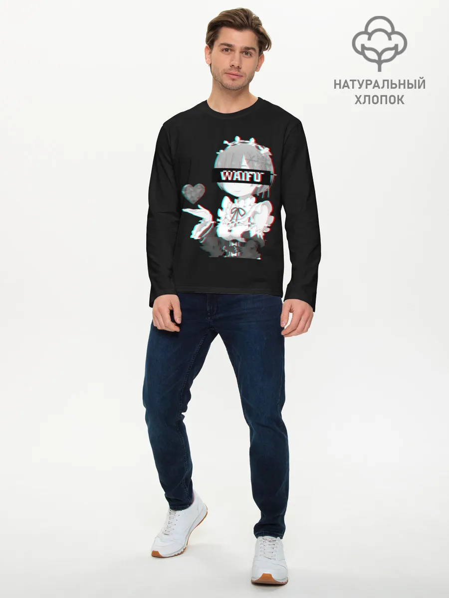 Мужской лонгслив базовый / Re:Zero