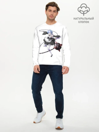 Мужской лонгслив базовый / Re:Zero