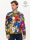 Мужской лонгслив базовый / Sonic.