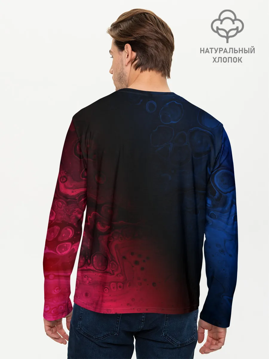 Мужской лонгслив базовый / BARCELONA / БАРСЕЛОНА