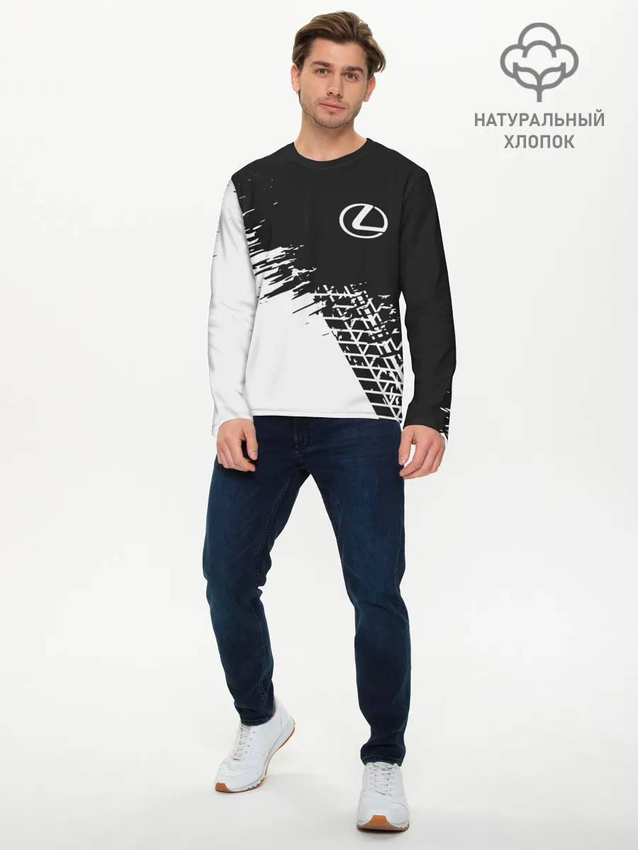 Мужской лонгслив базовый / LEXUS / ЛЕКСУС