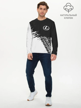 Мужской лонгслив базовый / LEXUS / ЛЕКСУС