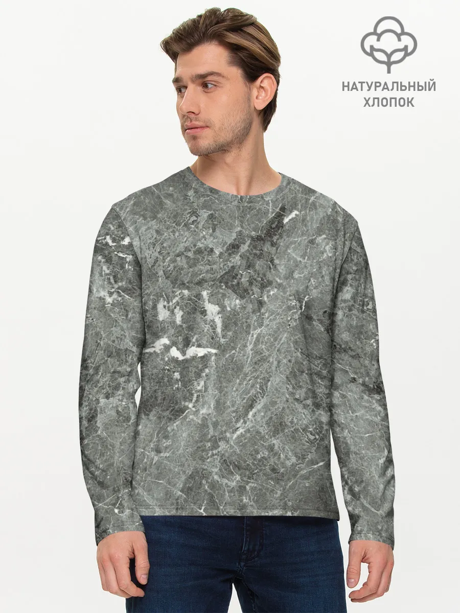 Мужской лонгслив базовый / Grey