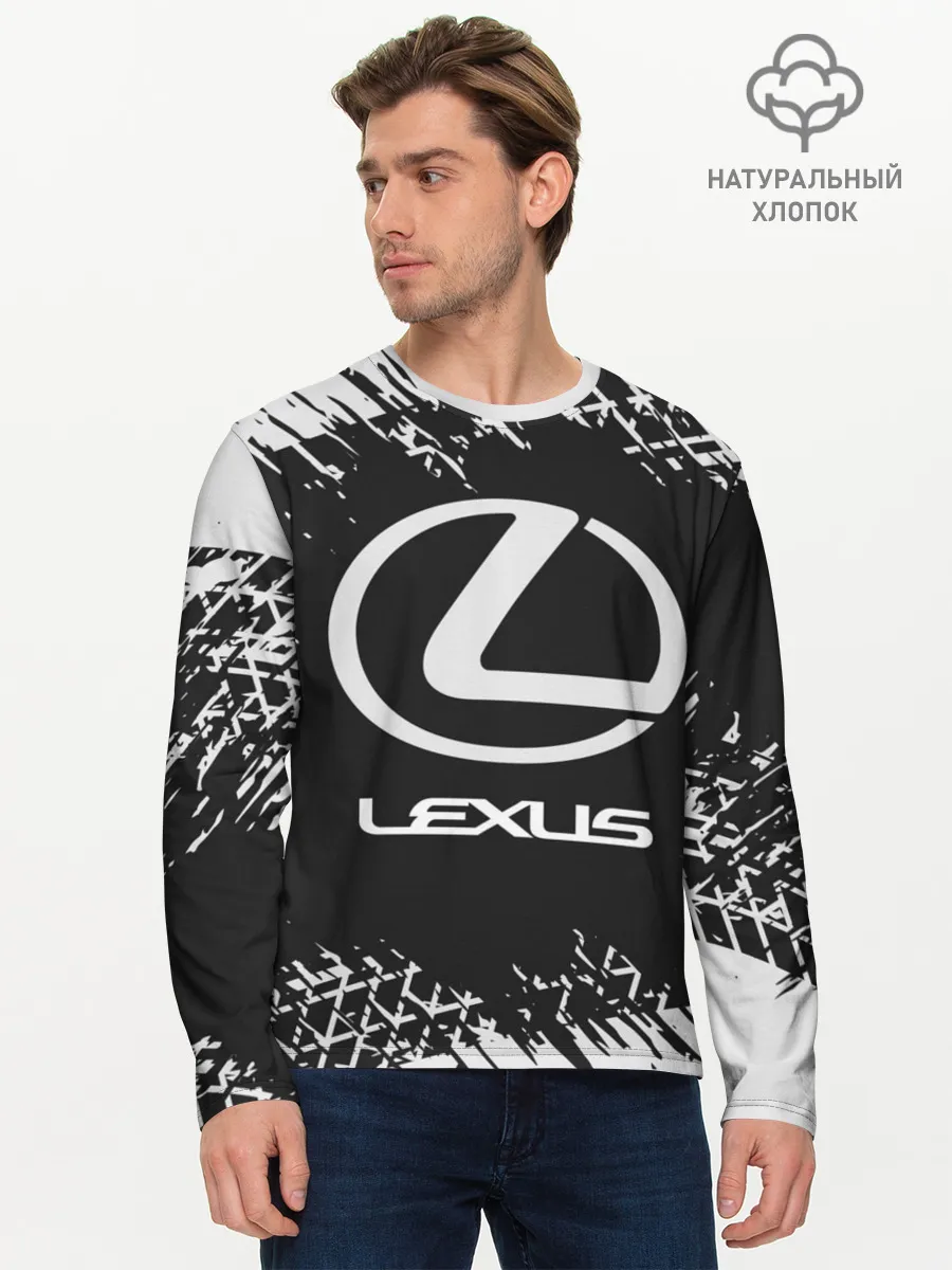 Мужской лонгслив базовый / LEXUS / ЛЕКСУС