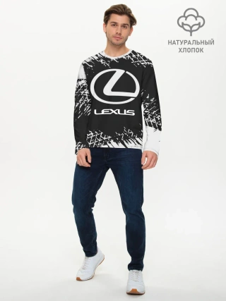 Мужской лонгслив базовый / LEXUS / ЛЕКСУС