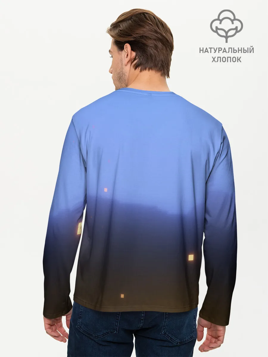 Мужской лонгслив базовый / minecraft