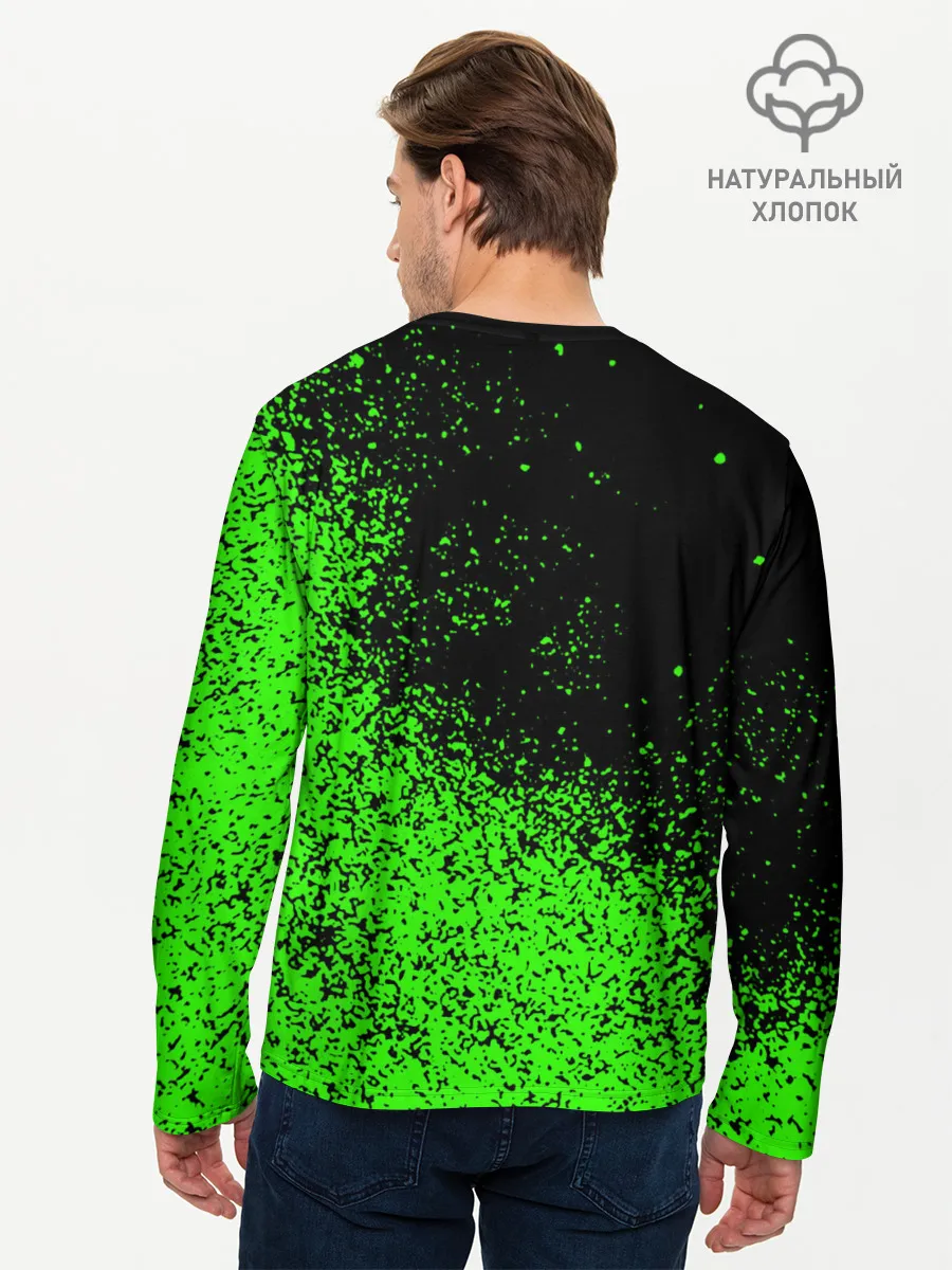 Мужской лонгслив базовый / minecraft