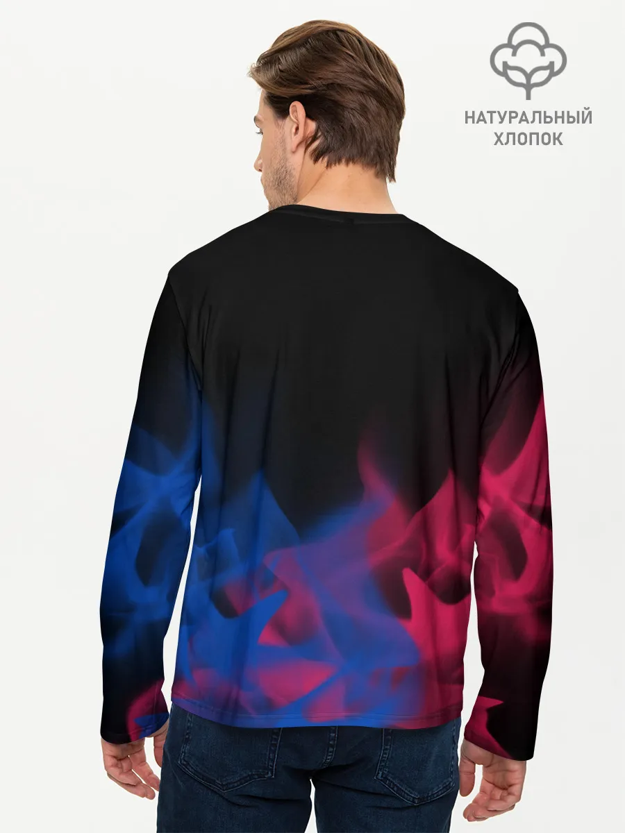 Мужской лонгслив базовый / BARCELONA / БАРСЕЛОНА