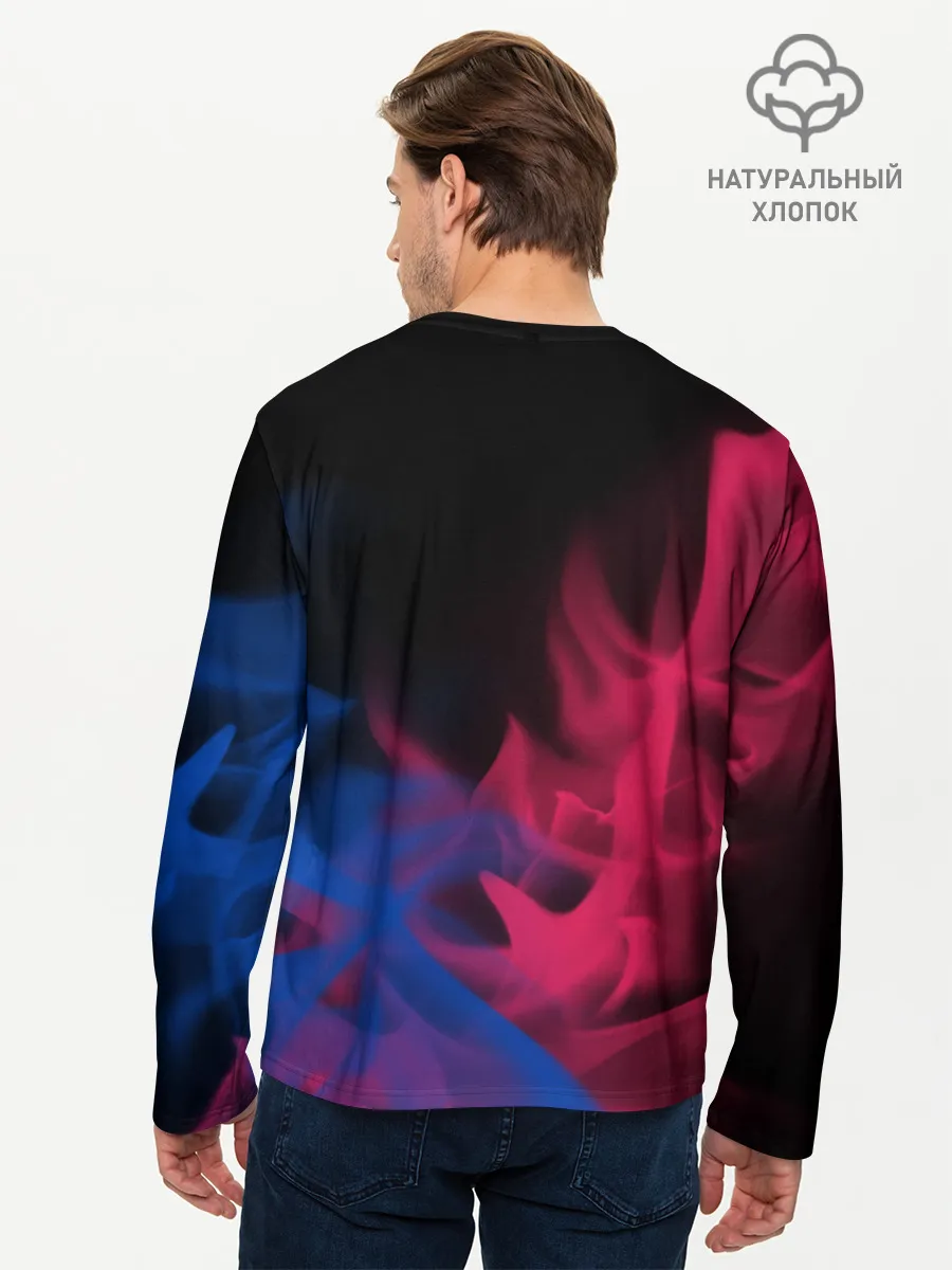 Мужской лонгслив базовый / BARCELONA / БАРСЕЛОНА
