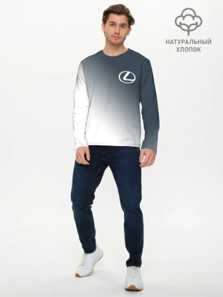 Мужской лонгслив базовый / LEXUS / ЛЕКСУС