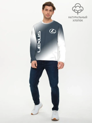 Мужской лонгслив базовый / LEXUS / ЛЕКСУС