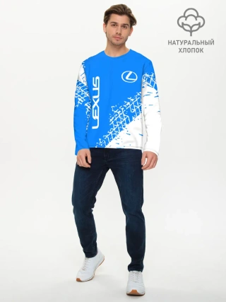 Мужской лонгслив базовый / LEXUS / ЛЕКСУС
