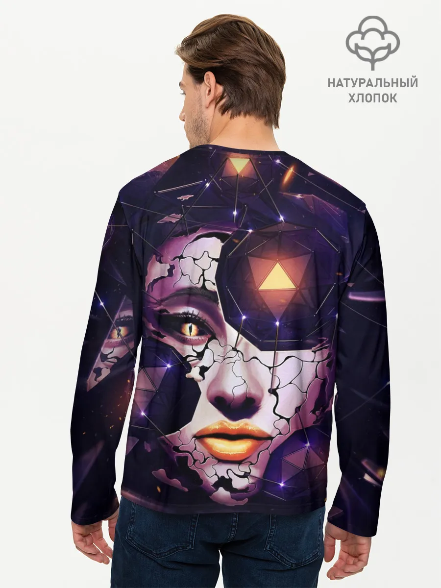 Мужской лонгслив базовый / Лицо