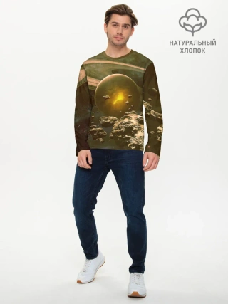 Мужской лонгслив базовый / Saturn