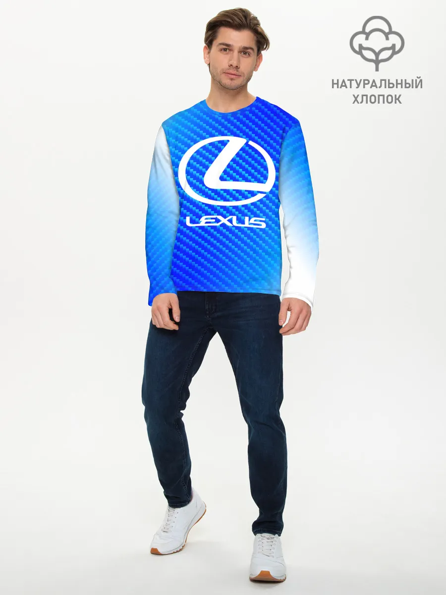 Мужской лонгслив базовый / LEXUS / ЛЕКСУС