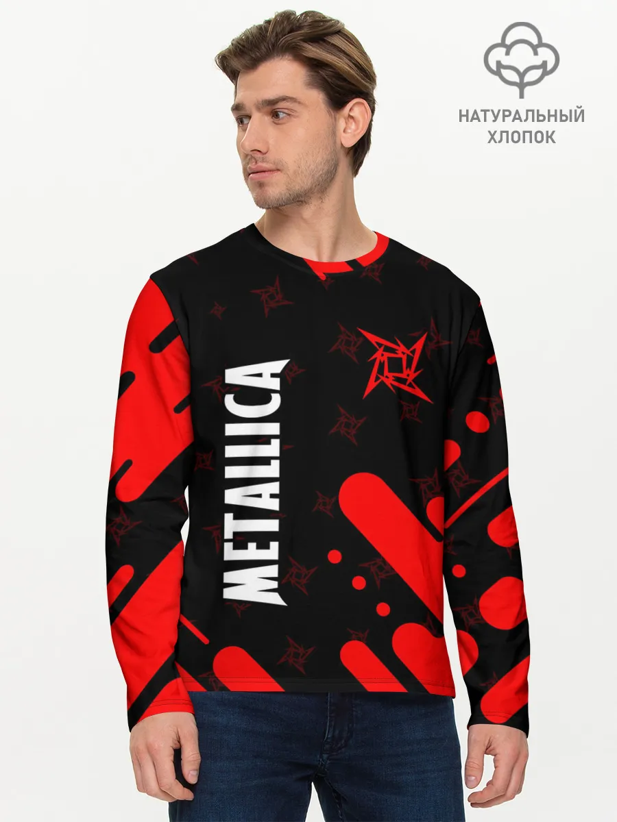 Мужской лонгслив базовый / METALLICA / МЕТАЛЛИКА