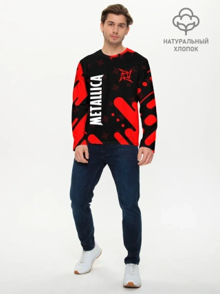 Мужской лонгслив базовый / METALLICA / МЕТАЛЛИКА