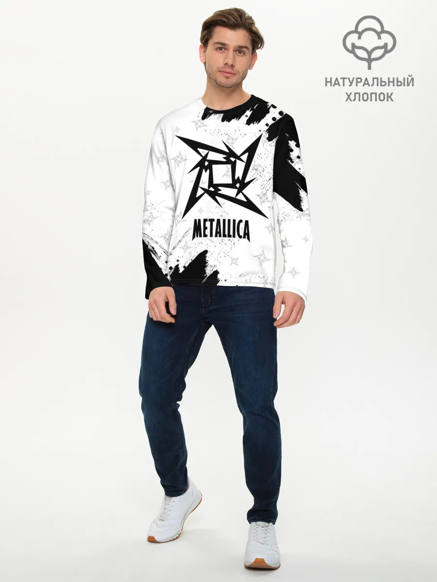 Мужской лонгслив базовый / METALLICA / МЕТАЛЛИКА