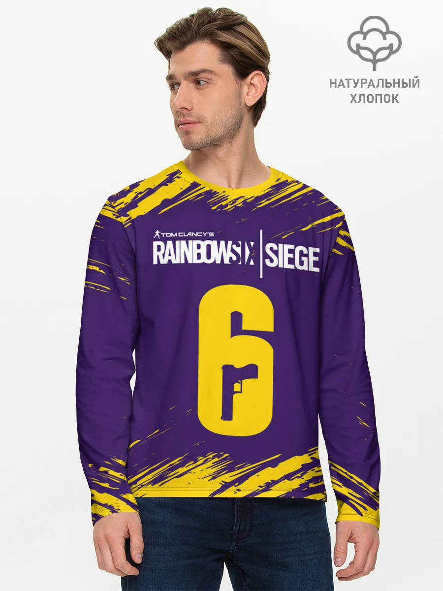 Мужской лонгслив базовый / RAINBOW SIX SIEGE / РАДУГА 6